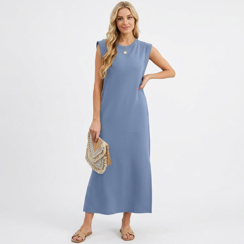 Slit Breeze Long Dress