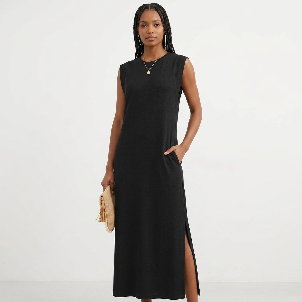 Slit Breeze Long Dress