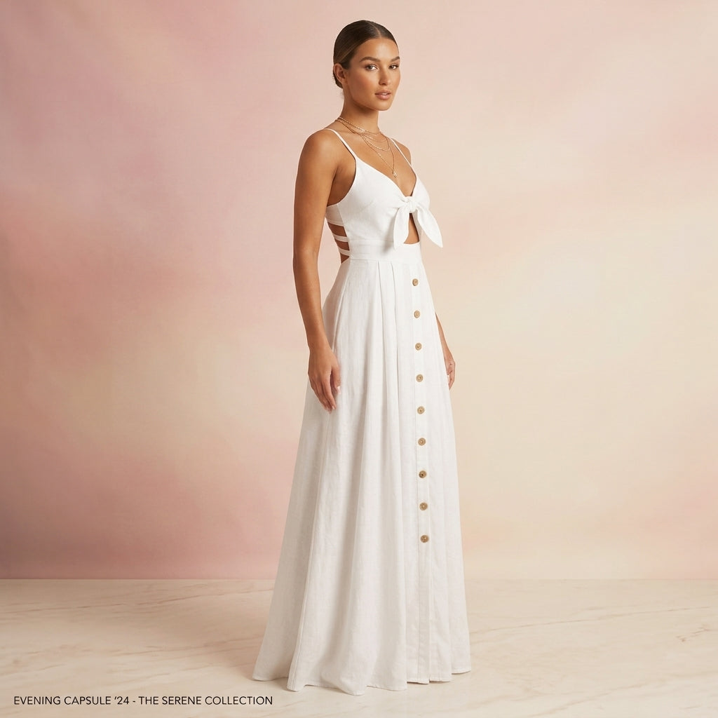 Backless Bodycon Maxi Dress