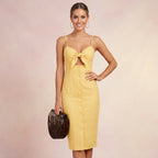 Backless Bodycon Maxi Dress