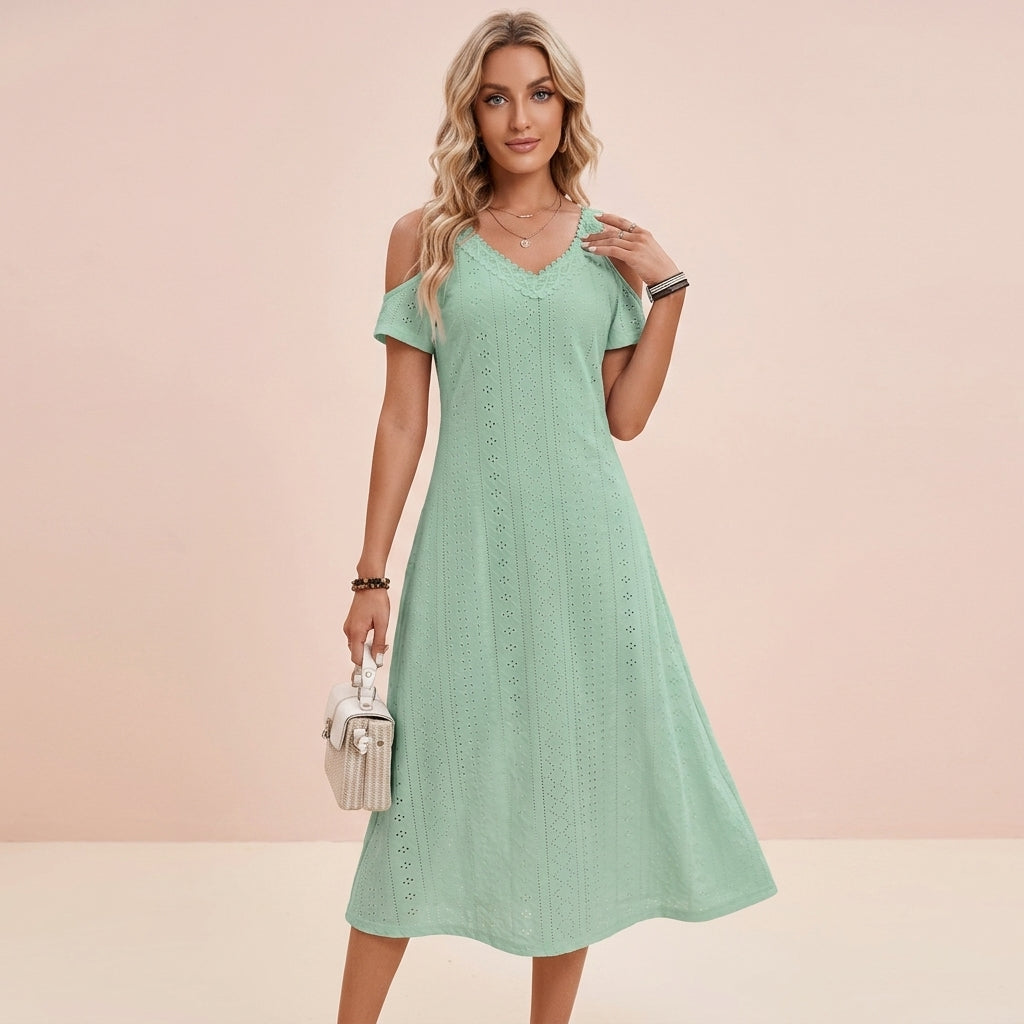 Off-Shoulder Breeze Mini Dress