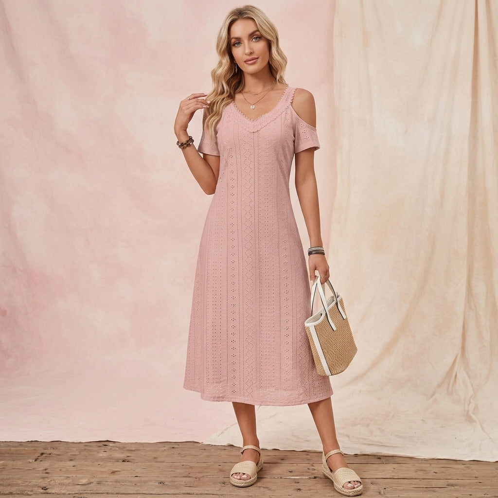Off-Shoulder Breeze Mini Dress