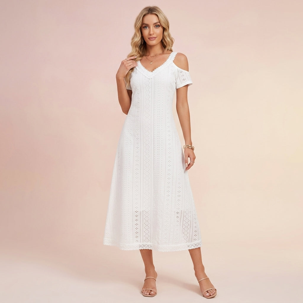Off-Shoulder Breeze Mini Dress