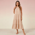 Lace Halter Sleeveless Summer Dress